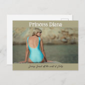 Princess Diana Iconic Afbeelding Duikplank Briefkaart (Voorkant / Achterkant)