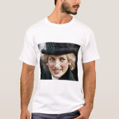 Princess Diana in Black T-shirt (Voorkant)