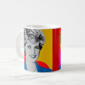 Princess Diana Pop Art Mok (Voorkant links)