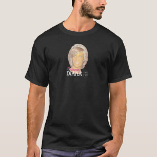 Princess Diana Portrait Painting Love Tribute Pict T-shirt