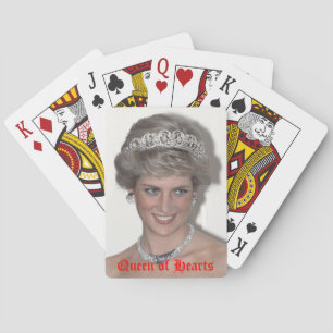 Princess Diana Queen of Hearts Pokerkaarten