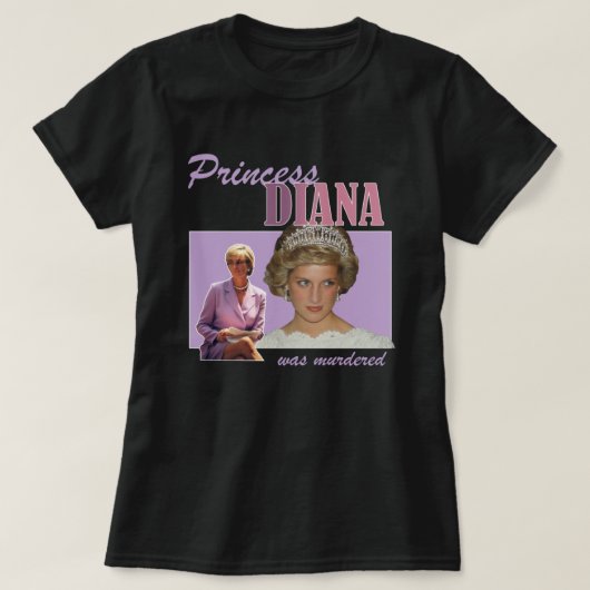 Princess Diana werd vermoord T-shirt (Design voorkant)