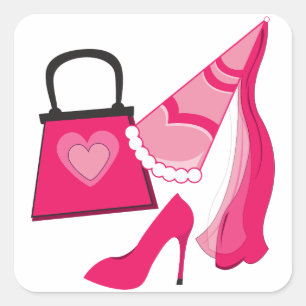 Princess Diva Vierkante Sticker