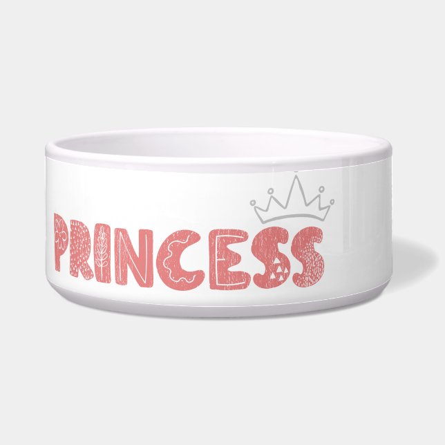 Princess dog/cat food bowl voerbakje (Voorkant)