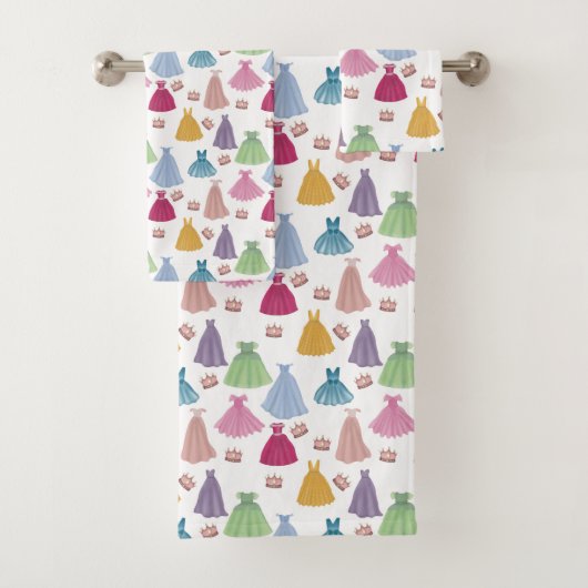 Princess Dresses Fairytale Girl Salle de bain Déco (En situation)