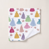 Princess Dresses Fairytale Girl Salle de bain Déco (Gant de toilette)