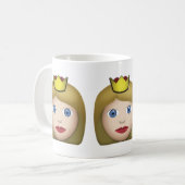 Princess Emoji Koffiemok (Voorkant links)