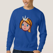 princess emoji sweatshirt (Devant)
