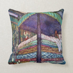 Princess en de Pea Edmund Dulac Fine Art Kussen