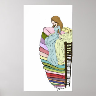 Princess en de Pea Poster
