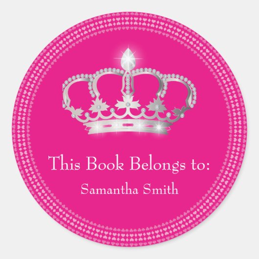 Princess étiquette de livre de la Couronne (Devant)