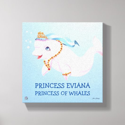 Princess Eviana, opgerold Canvas (Voorkant)