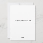 Princess Fairy vakantie Kaart (Achterkant)