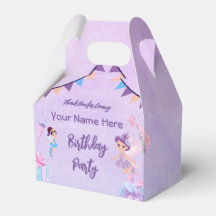 Princess Fairytale Birthday Kaart Invitation box