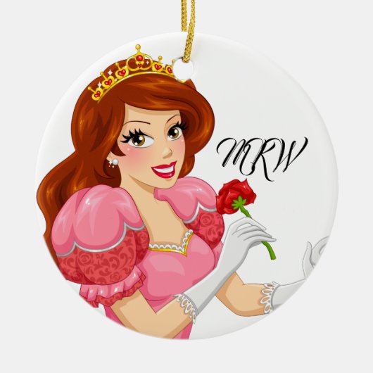 Princess/Fairytale Keramisch Ornament (Voorkant)
