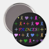 Princess Fashion Magnet Black (Recto/Verso)