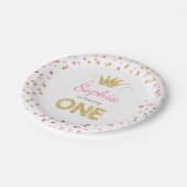 Princess First Year Paper Bord Pink Gold (Gekanteld)