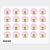 Princess Frog Fairy Tale Envelop Seals Stickers (Vel)