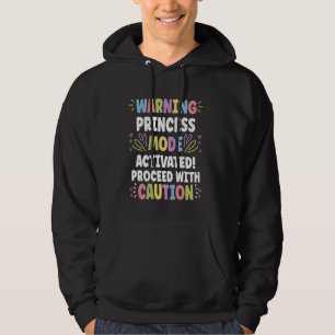 PRINCESS Gepersonaliseerde Naam Grappige Mopshond Hoodie