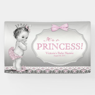  Princess Girl Baby shower Spandoek