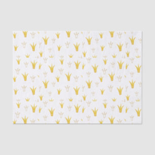 Princess Gold Crown Tissuepapier