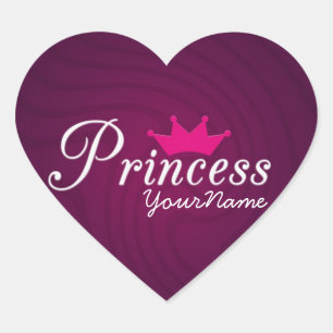 Princess hart Stickers