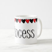 PRINCESS harten Koffiemok (Voorkant rechts)