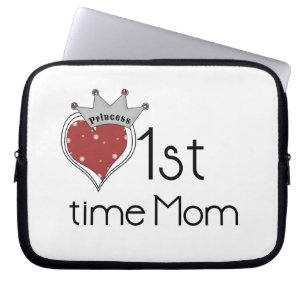 Princess Heart 1e keer mam Gifts Laptop Sleeve