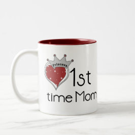 Princess Heart, eerste keer, mama-overhemden en ca Tweekleurige Koffiemok