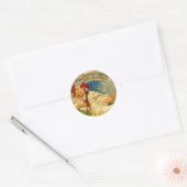 Princess Hyacinth Ronde Sticker (Envelop)