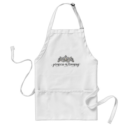 Princess in Training Apron Standaard Schort (Voorkant)