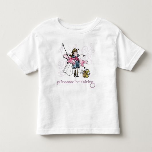 Princess-in-training Kinder Shirts (Voorkant)