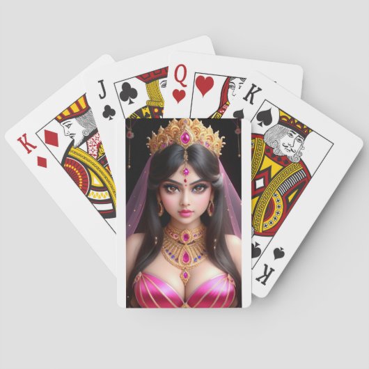 Princess Jasmine Pokerkaarten (Achterkant)
