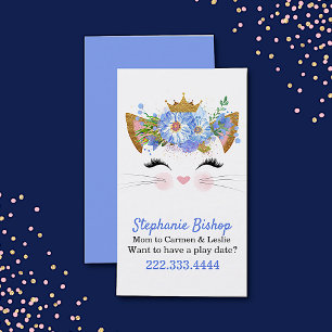 Princess Kat Mammie Play Date Card Contactkaartje