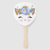 Princess Kat Verjaardagsfeestfan Handwaaier (Voorkant)