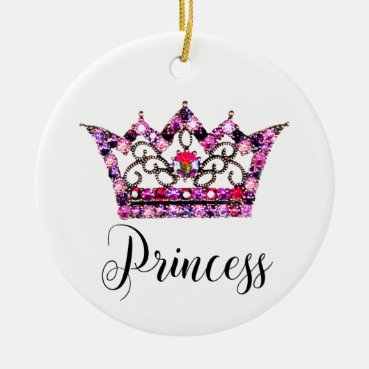 "Princess" keramisch Ornament (Voorkant)