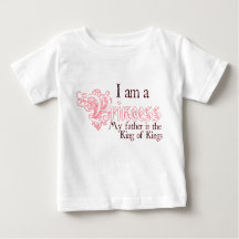 Princess King of Kings baby meisje t-shirt