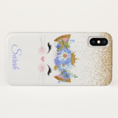 Princess Kitty iPhone X Coque (Dos (Horizontal))