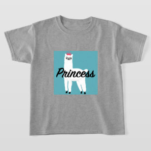 Princess Lama Design - Girls' Basic T-Shirt