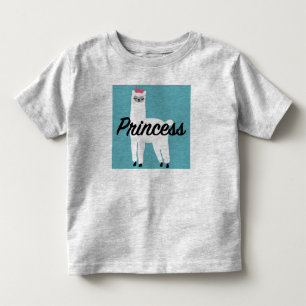 Princess Lama Design - Peuter fijne jersey T-shirt