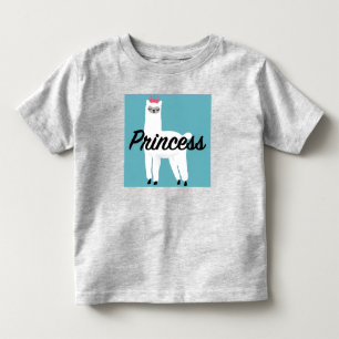 Princess Lama Design - Peuter fijne jersey T-shirt
