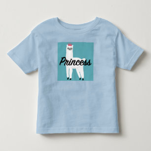 Princess Lama Design - Peuter fijne jersey T-shirt
