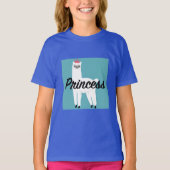Princess Lama Design - T-shirt de base pour filles (Devant)