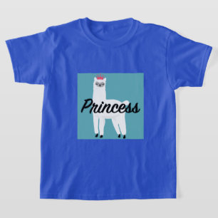 Princess Lama Design - T-shirt de base pour filles