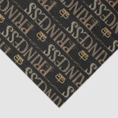 PRINCESS Lettering  - Elegant Rich Royal Tissuepapier (Detail)