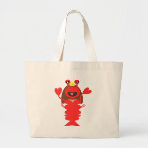 Princess Lobster Grote Tote Bag