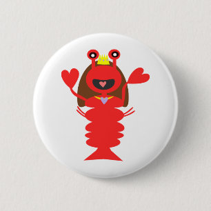Princess Lobster Ronde Button 5,7 Cm