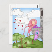 Princess Love-Briefkaarten Briefkaart (Voorkant / Achterkant)