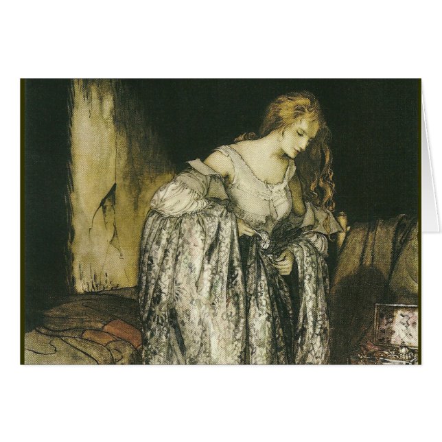 Princess met Dress van Arthur Rackham (Voorkant Horizontaal)