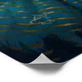 Princess met een Himalayan Cat gothic rococo Print (Hoek)